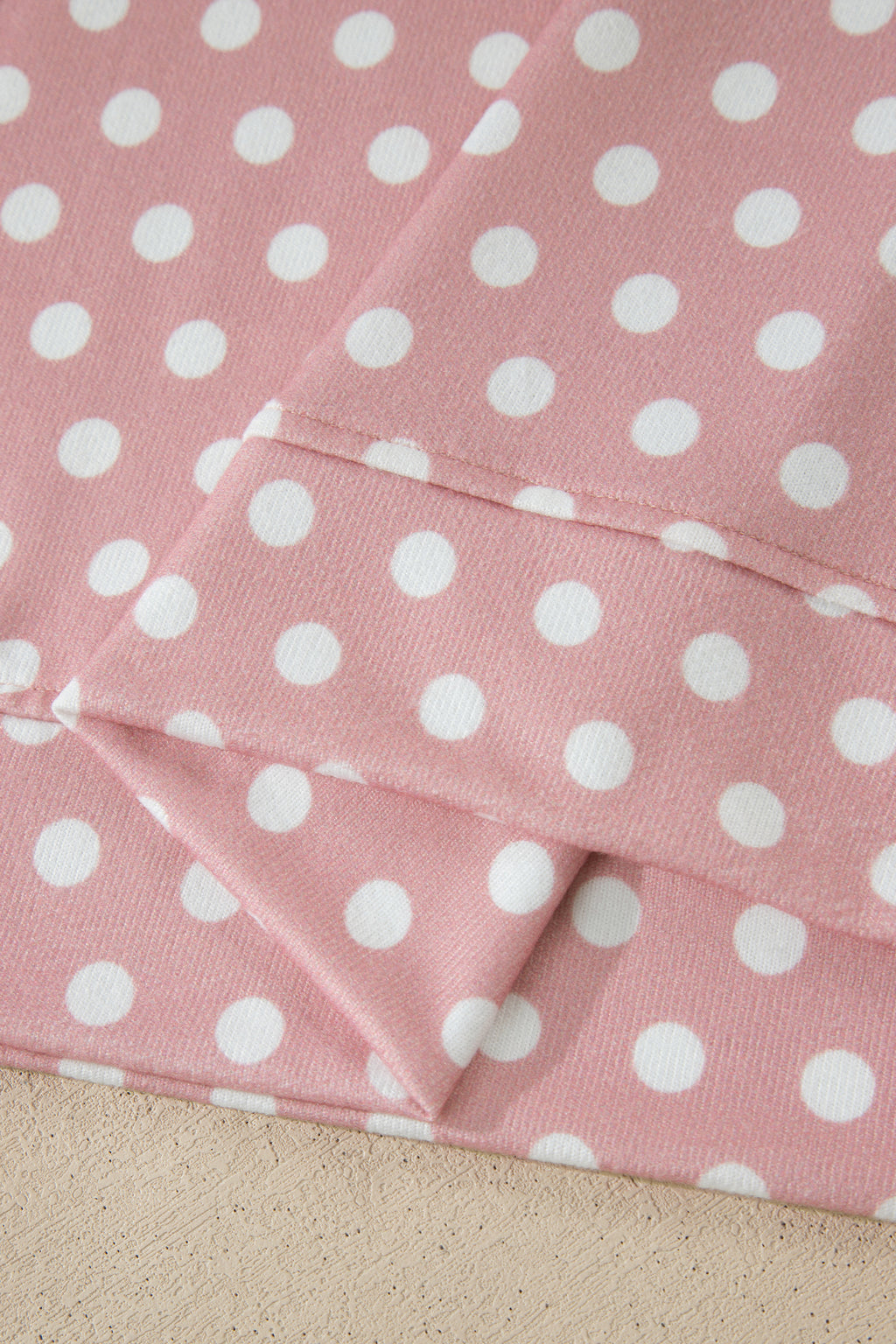 Brown Polka Dot Print Short Set
