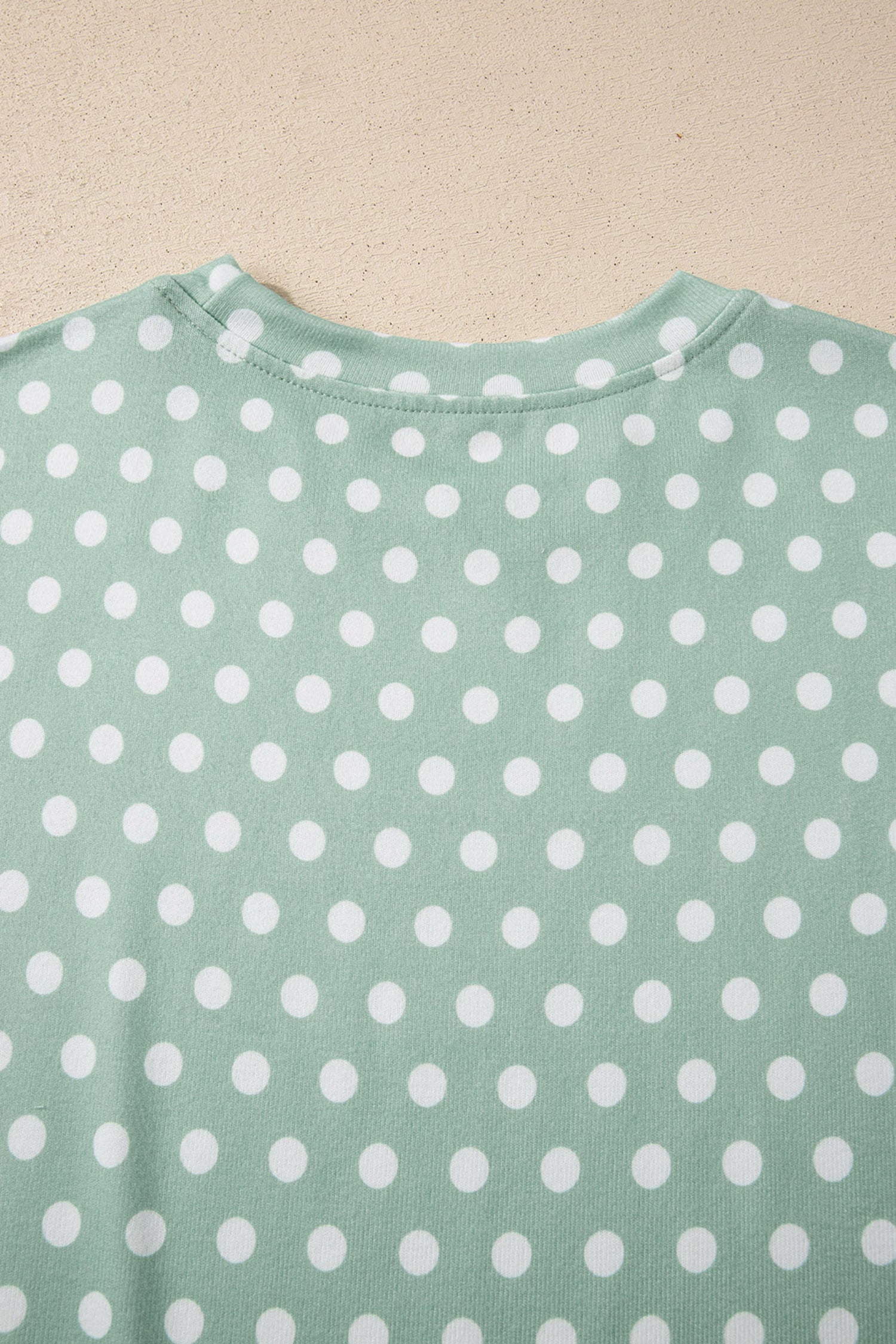 Brown Polka Dot Print Short Set
