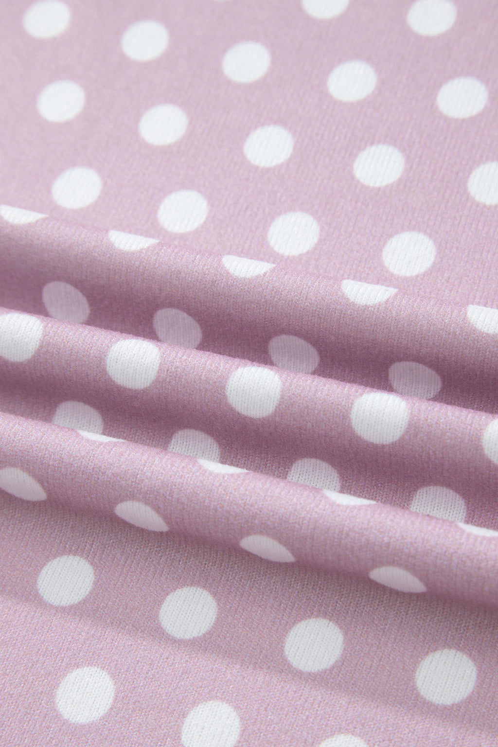 Brown Polka Dot Print Short Set