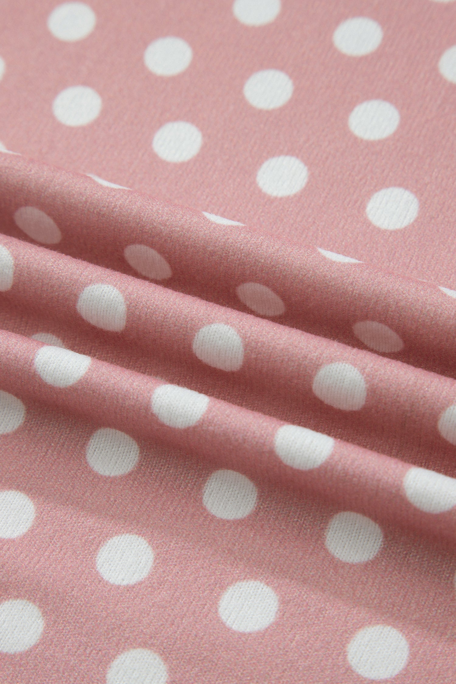 Brown Polka Dot Print Short Set